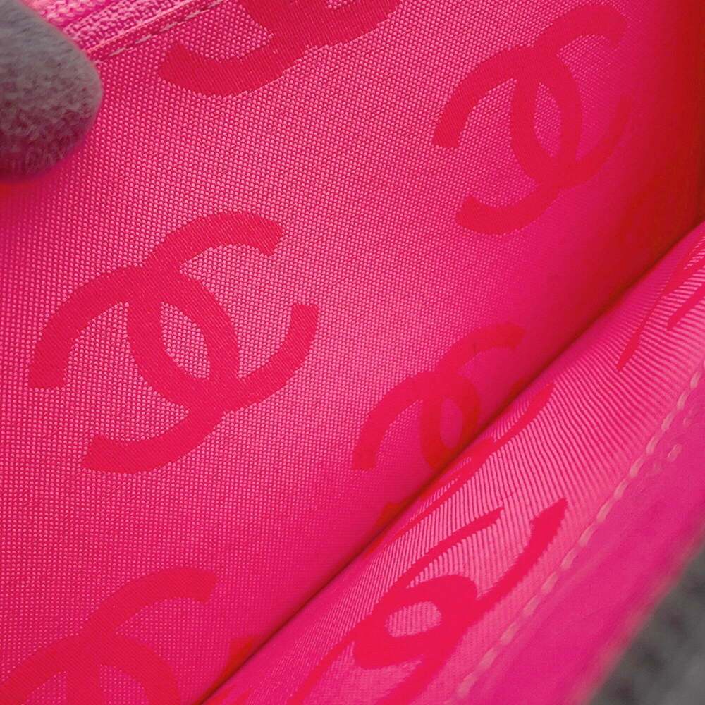 CHANEL Black Lambskin Leather Logo Wallet - Picture 8 of 16